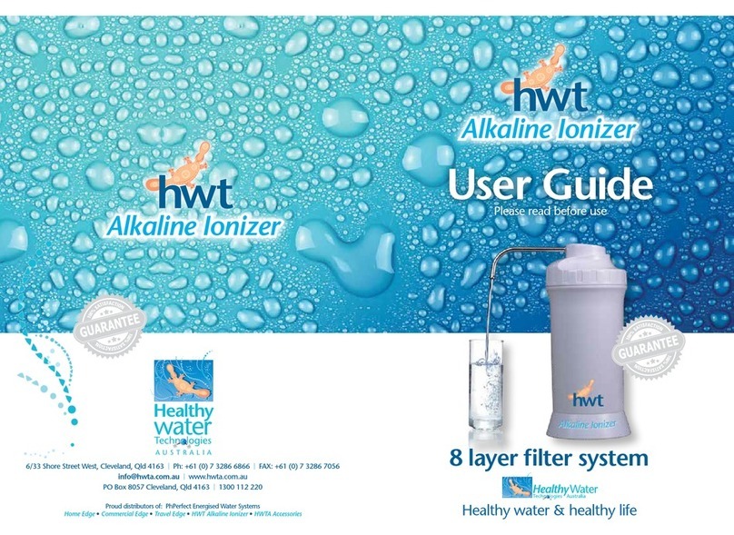 HWT Alkaline Ionizer user guide