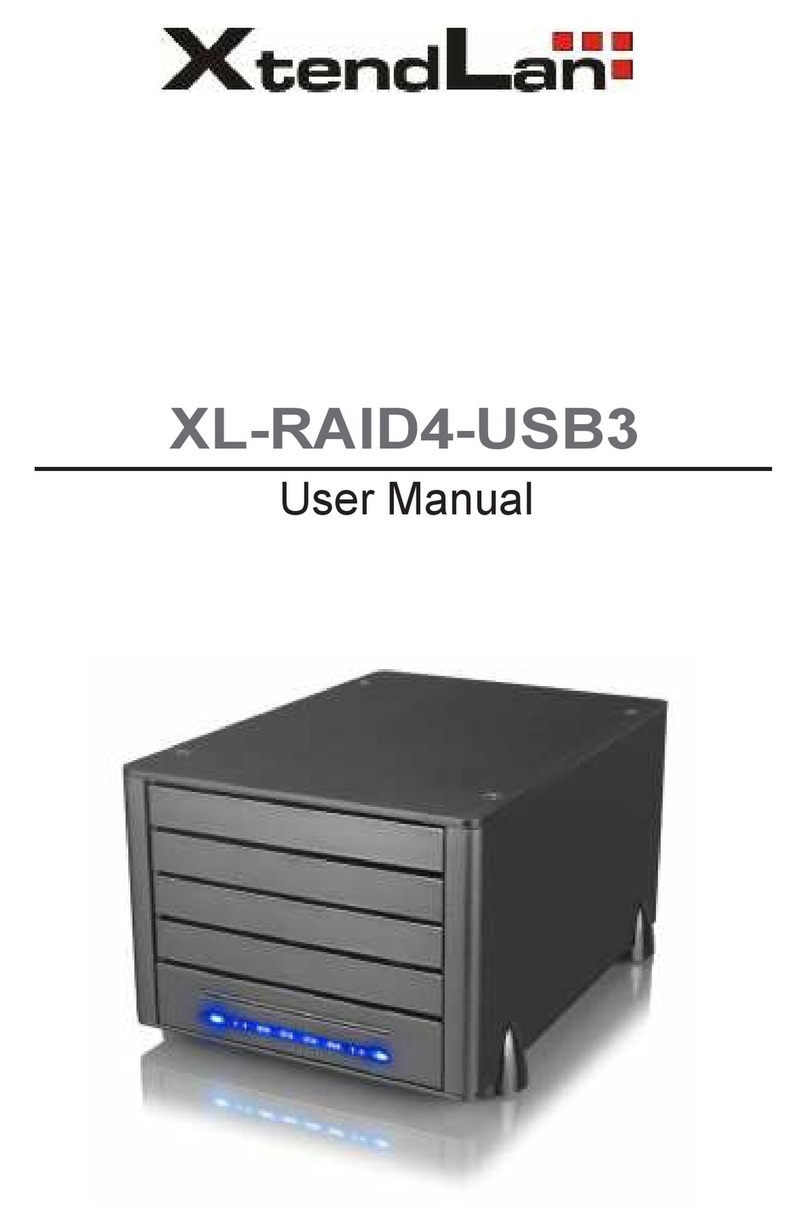 XtendLan XL-RAID4-USB3 User manual XtendLan XL-RAID4-USB3 User manual