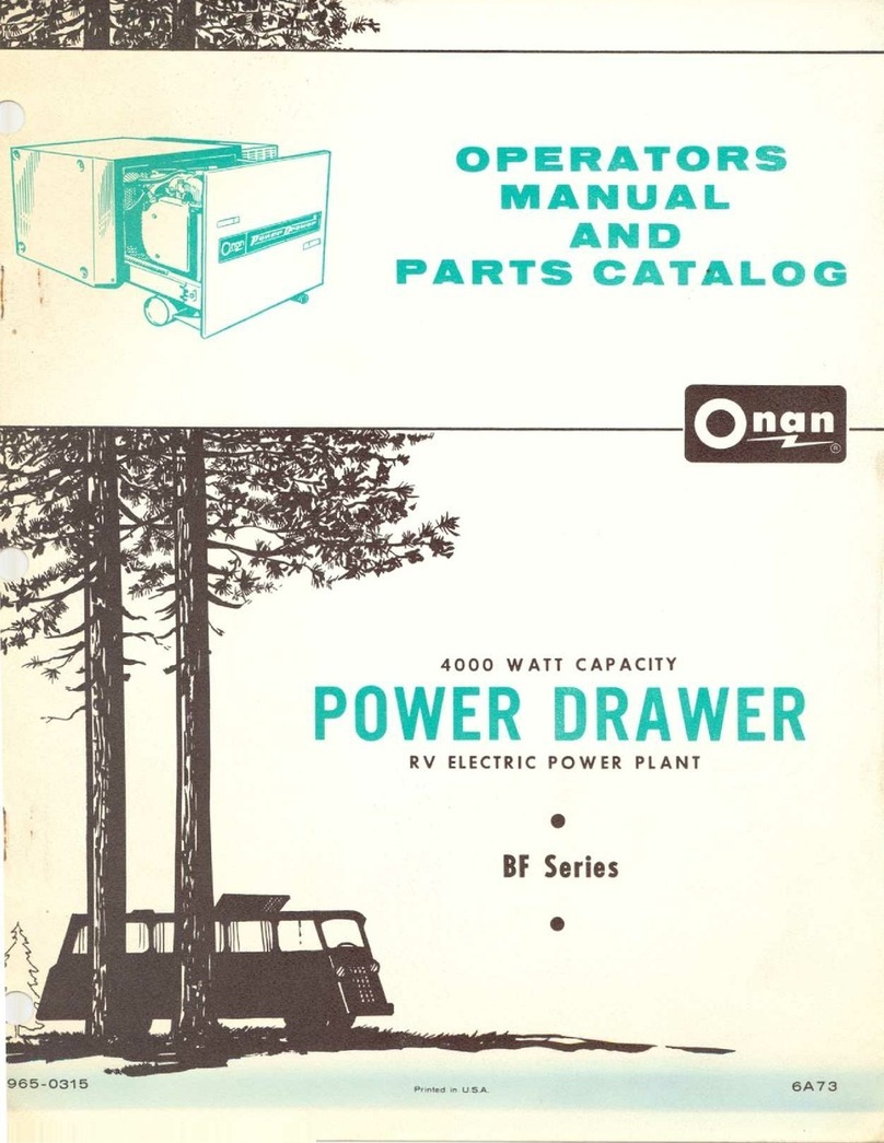 Onan BF Series User manual