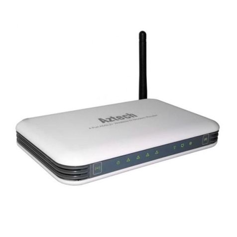 Aztech DSL5005EN Instructions for use Aztech DSL5005EN Instructions for use