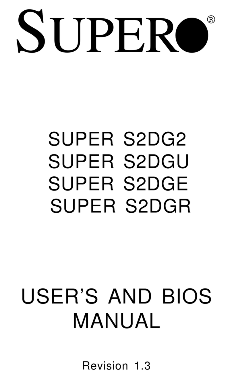 Supero SUPER S2DG2 User's and bios manual