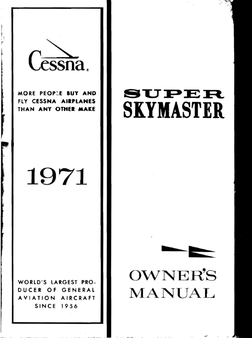 Cessna 1971 Super Skymaster owner's manual