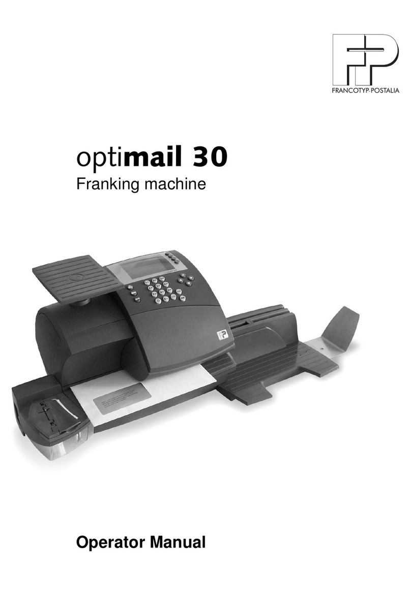 FP optimail 30 User manual FP optimail 30 User manual