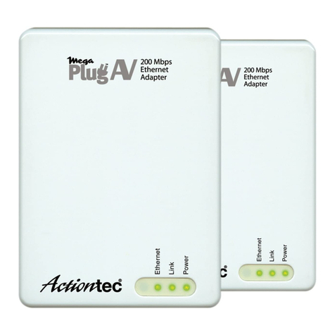 ActionTec MegaPlug AV User manual ActionTec MegaPlug AV User manual