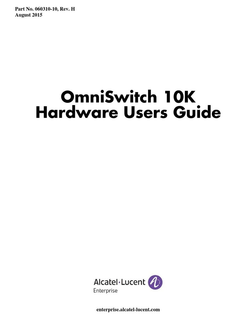 Alcatel-Lucent OmniSwitch 10K User manual