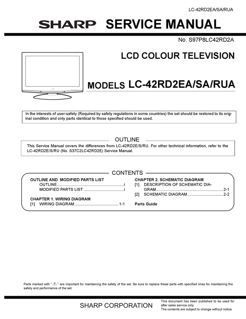 Sharp LC-42RD2EA User manual Sharp LC-42RD2EA User manual
