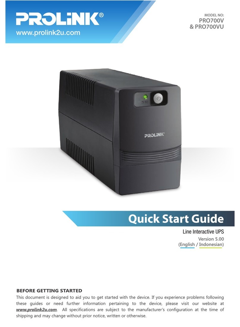 PROLiNK PRO700V User manual PROLiNK PRO700V User manual