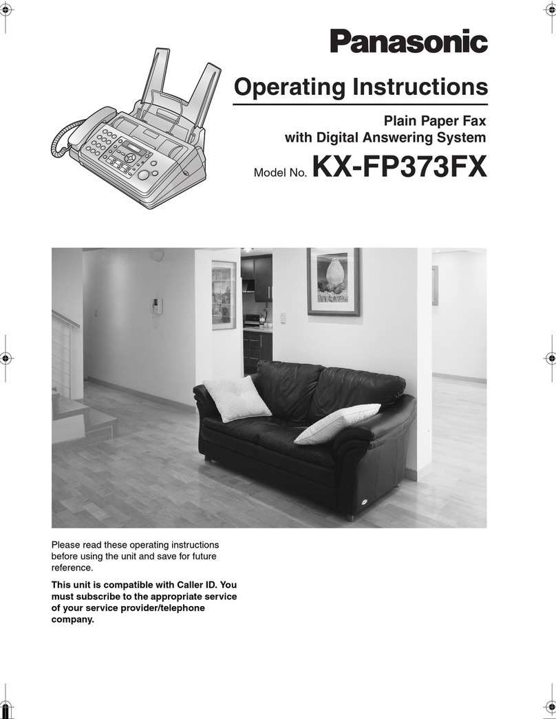 Panasonic KX-FP373FX operating instructions