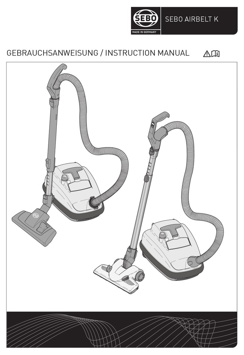 Sebo AIRBELT K instruction manual