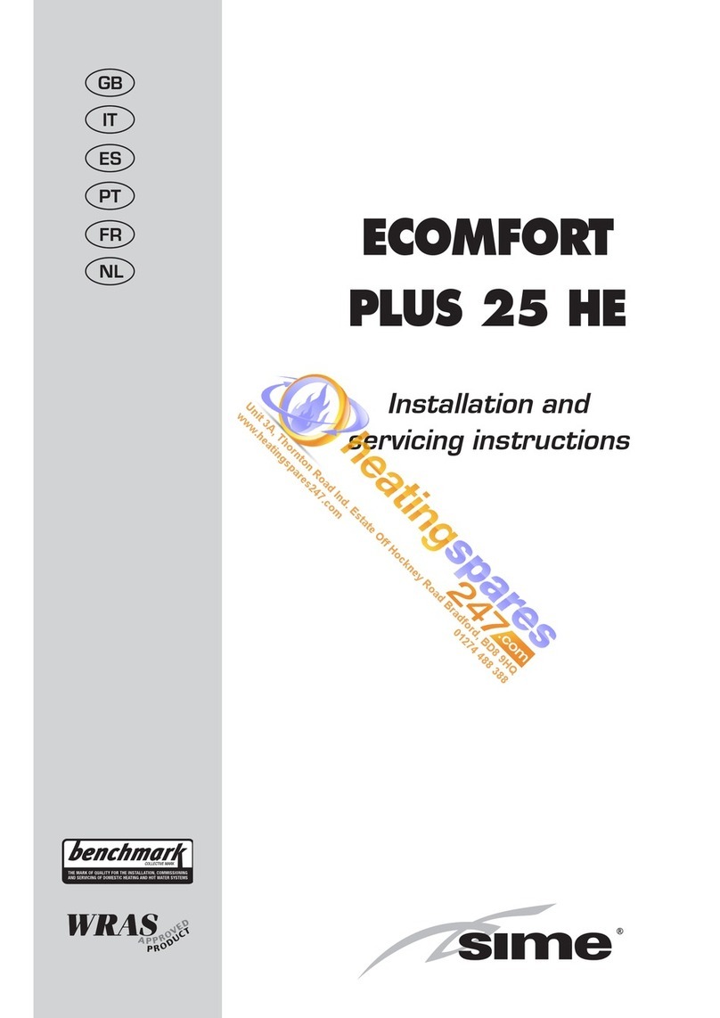 Sime ECOMFORT PLUS 25 HE User guide