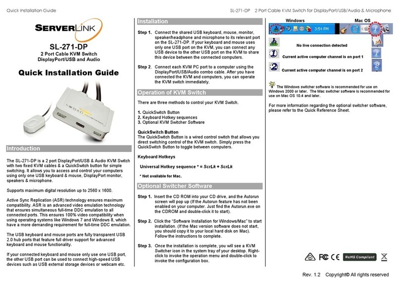 serverLink SL-271-DP User manual
