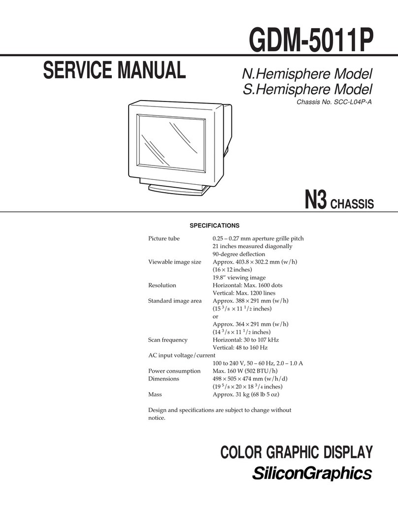 Silicon Graphics GDM-5011P User manual