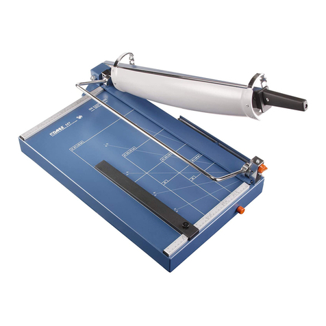 Dahle 567 instruction manual