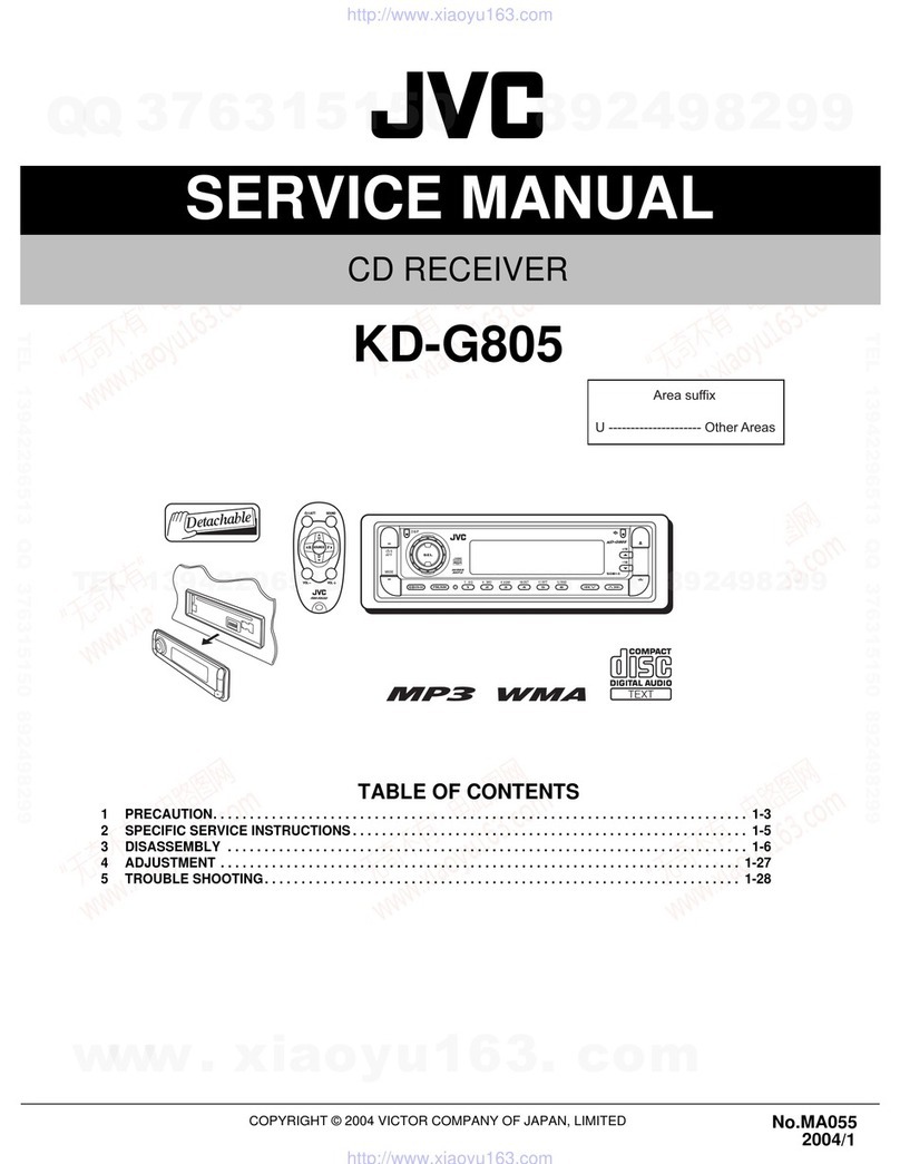 JVC KD-G805 User manual