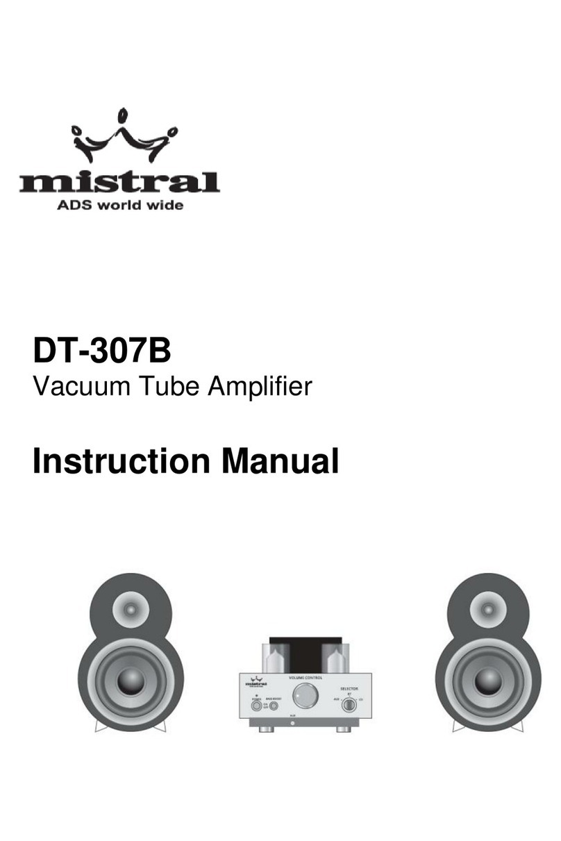 Mistral DT-307B instruction manual