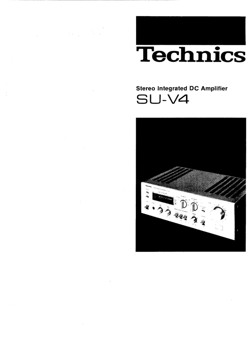 Technics SU-V4 User manual