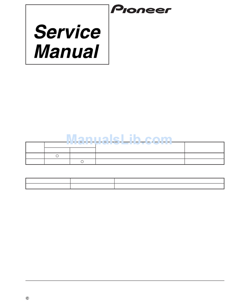 Pioneer RMD-V3000X Service manual