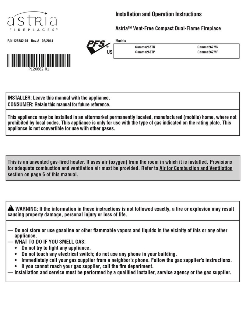 Astria Gamma26ZTN User manual