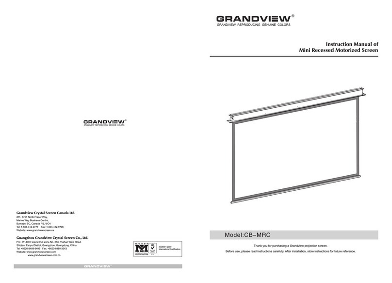 Grandview CB-MRC instruction manual