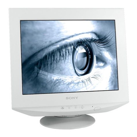 Sony FD Trinitron CPD-G500 User manual