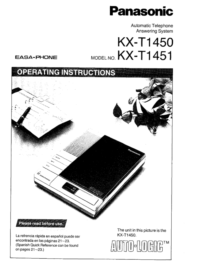 Panasonic Easy-Phone Auto-Logic KX-T1450 operating instructions Panasonic Easy-Phone Auto-Logic KX-T1450 operating instructions