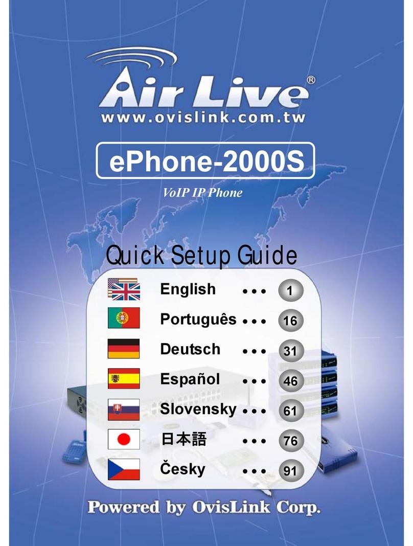 AirLive EPHONE-2000S Quick setup guide