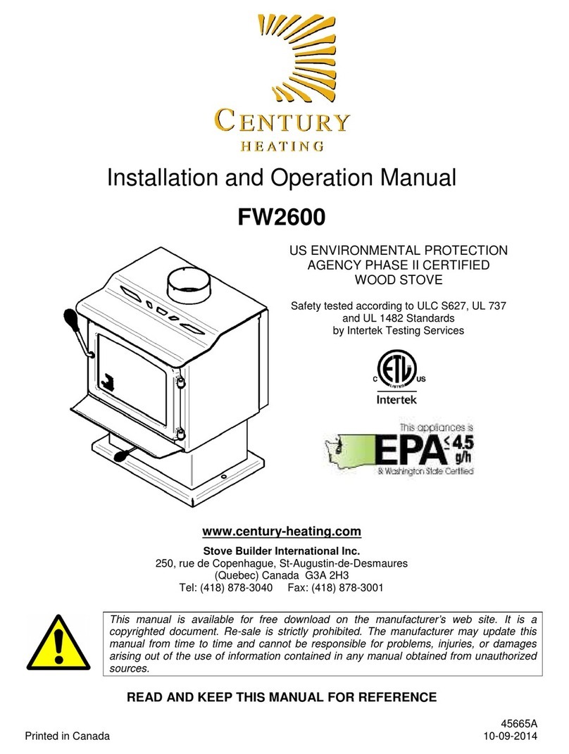 Century FW2600 User manual
