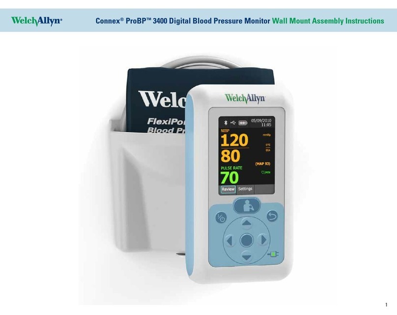 Welch Allyn Connex ProBP 3400 User manual