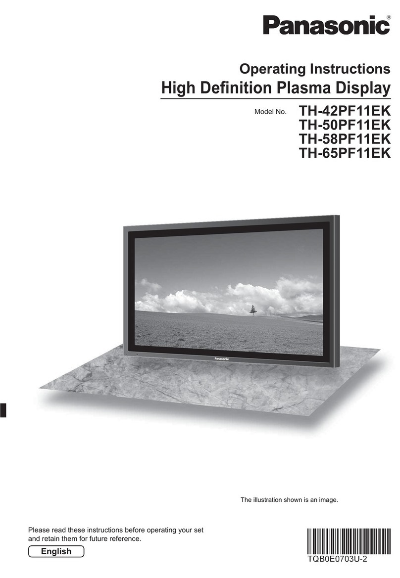 Panasonic TH-42PF11EK User manual