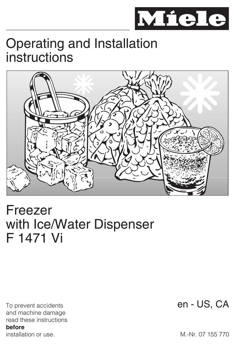 Miele F 1471 Vi Operating and installation instructions