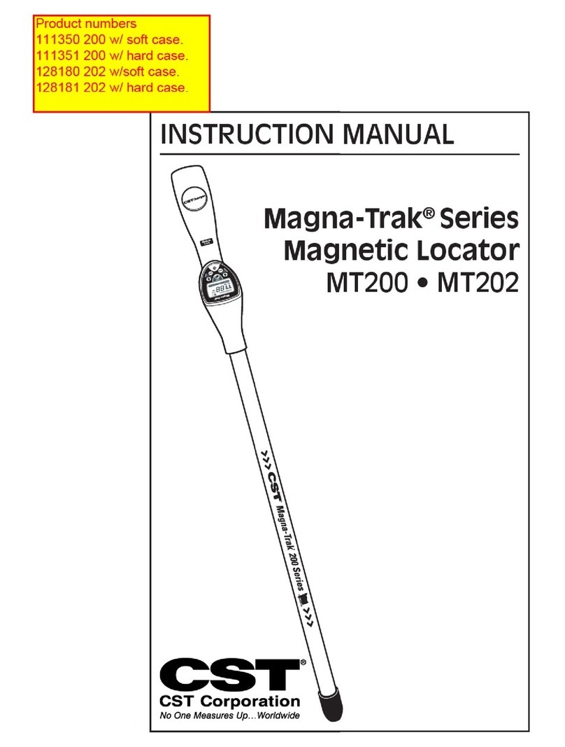 CST Magna-Trak MT200 instruction manual