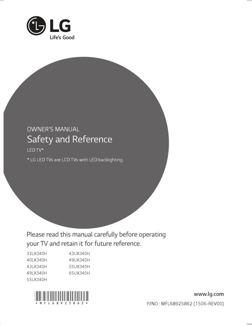 LG 32LX340H User manual