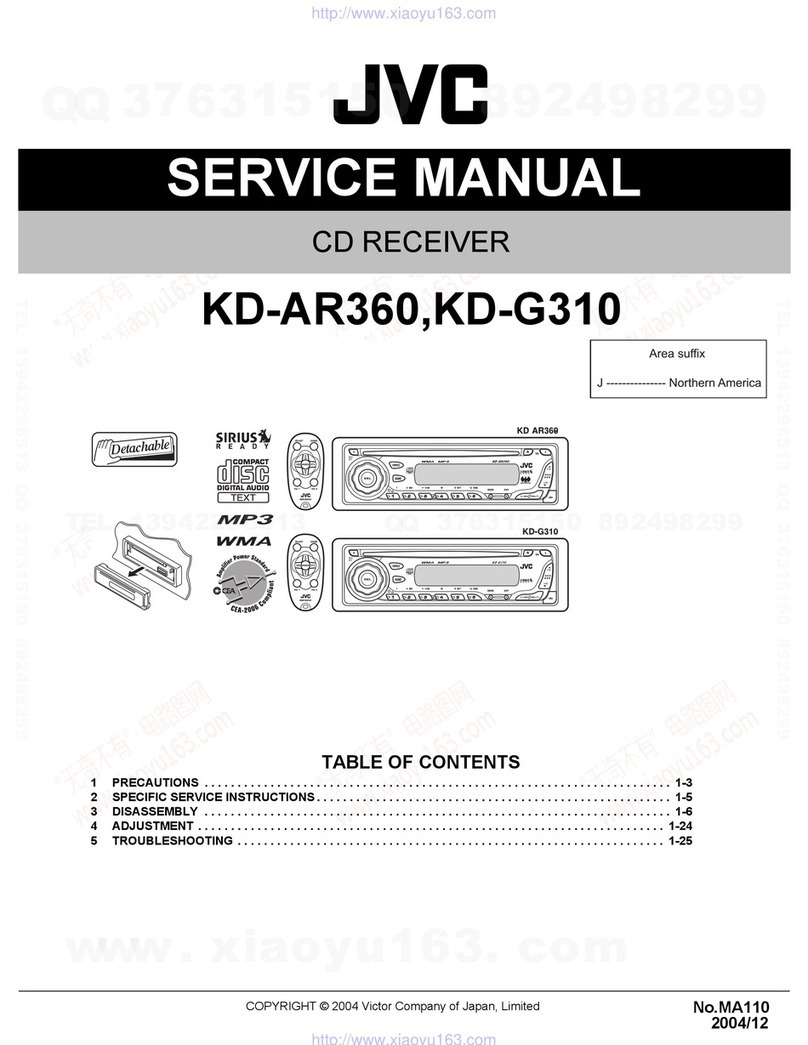 JVC KD-AR360 User manual