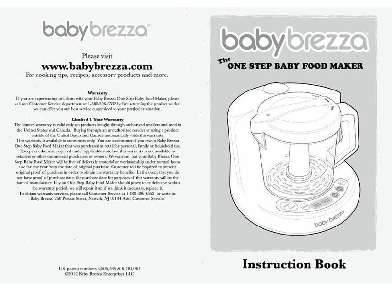 Babybrezza Elite Instruction book