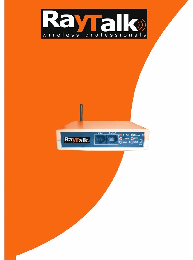 RayTalk RB-120 user guide RayTalk RB-120 user guide