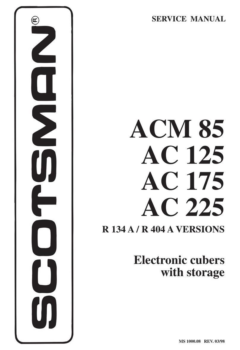 Scotsman ACM 85 User manual