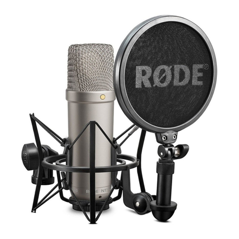 RODE Microphones NT1 Instruction guide