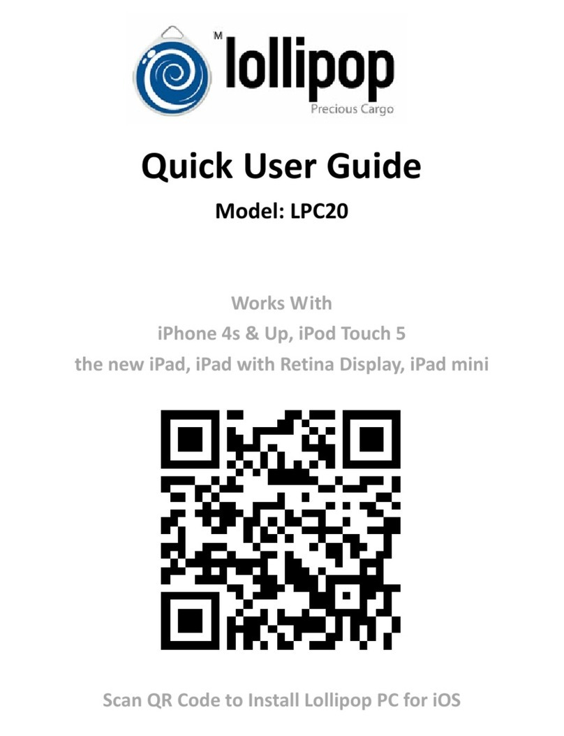 Lollipop LPC20 Quick user guide