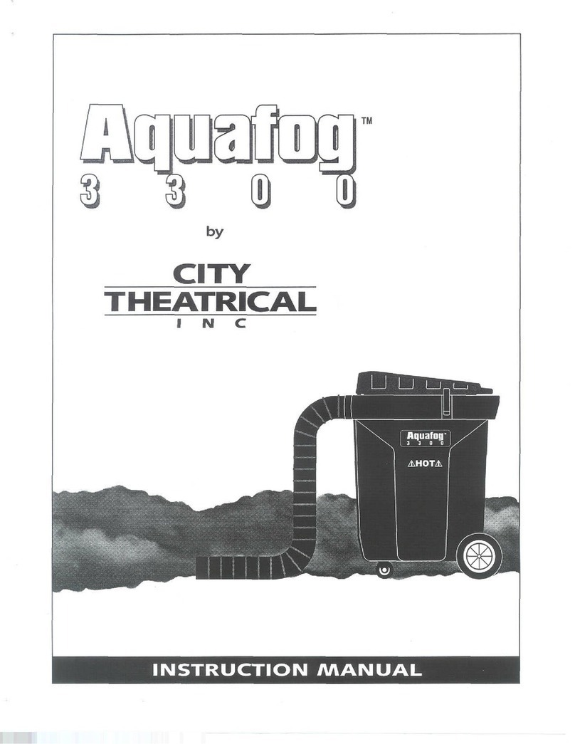 Aquafog 3300 User manual