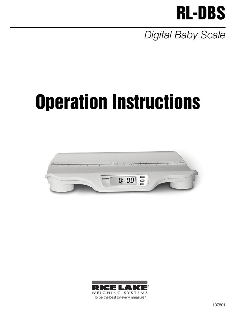 Rice Lake RL-DBS User manual