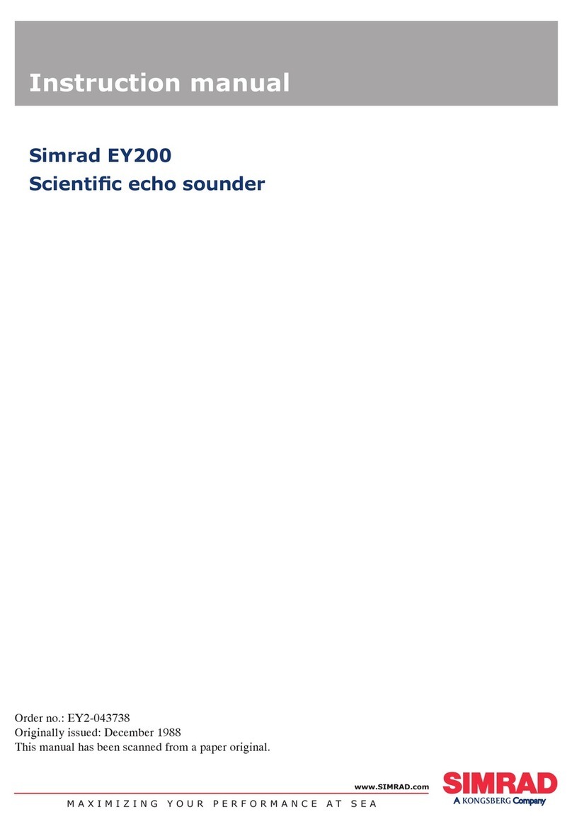 Simrad EY200 User manual