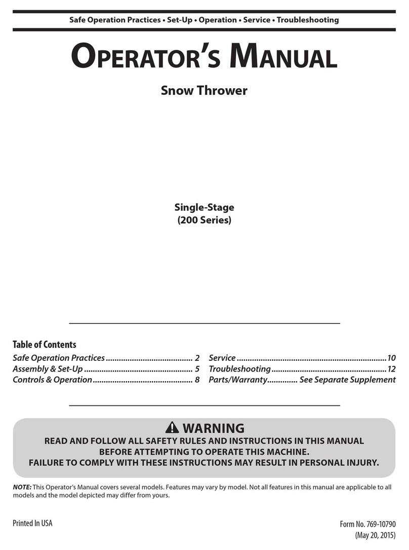 Remington RM2100 Operator's manual