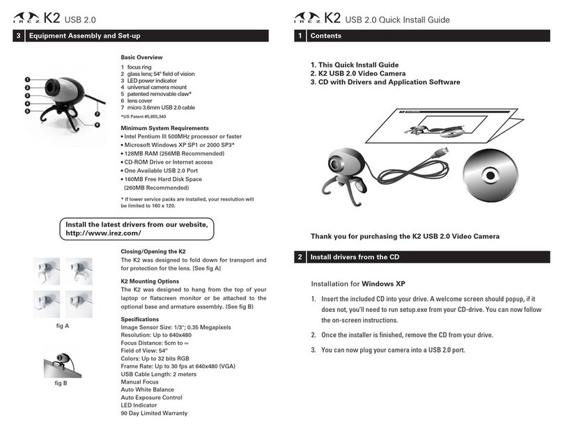 iREZ K2 Quick install guide