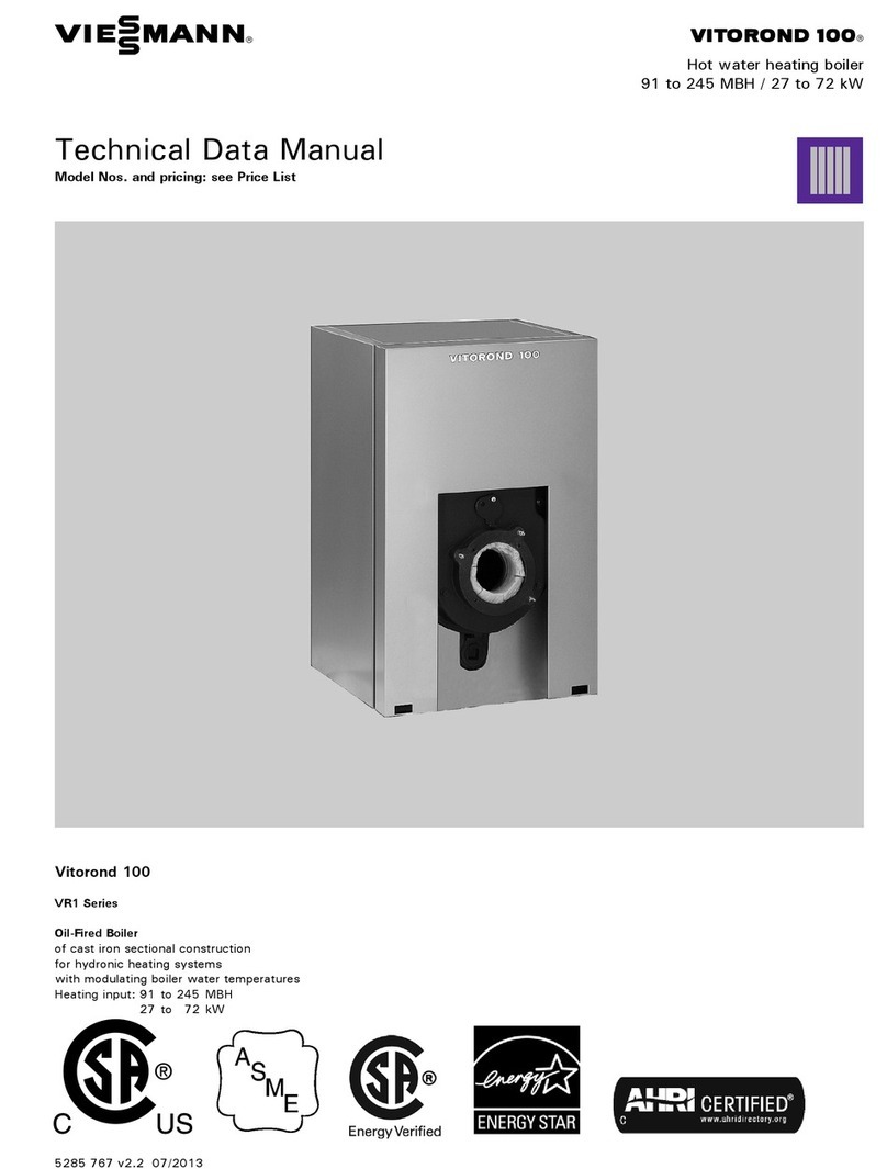 Viessmann VITOROND 100 VR1 Series Instruction manual Viessmann VITOROND 100 VR1 Series Instruction manual
