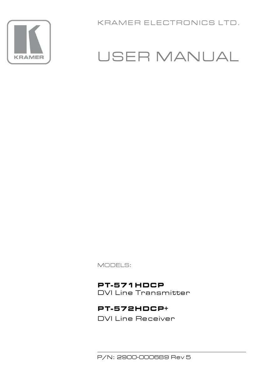 Kramer PT-571HDCP User manual