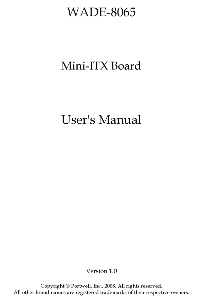 Portwell WADE-8065 user manual