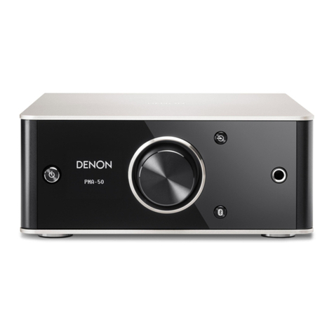 Denon PMA-50 owner's manual