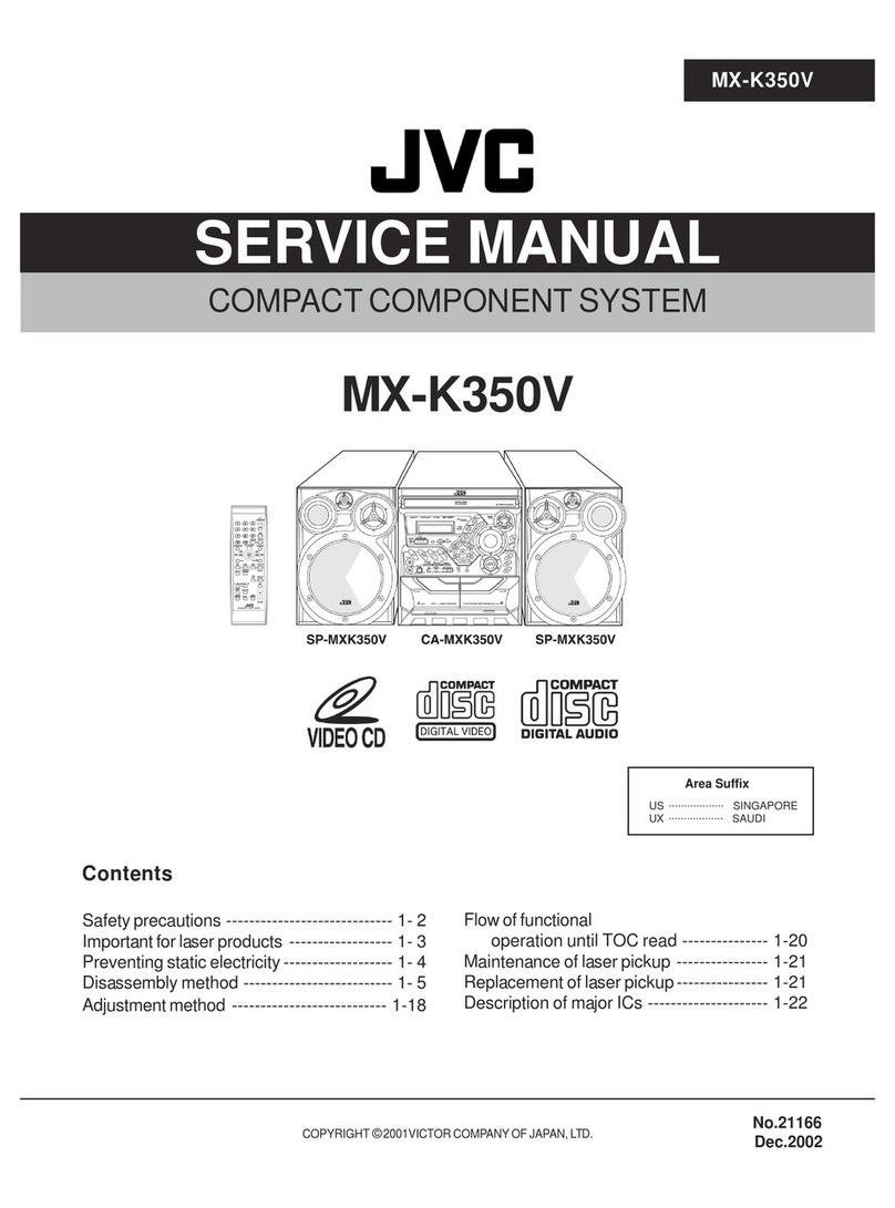 JVC MX-K350V User manual
