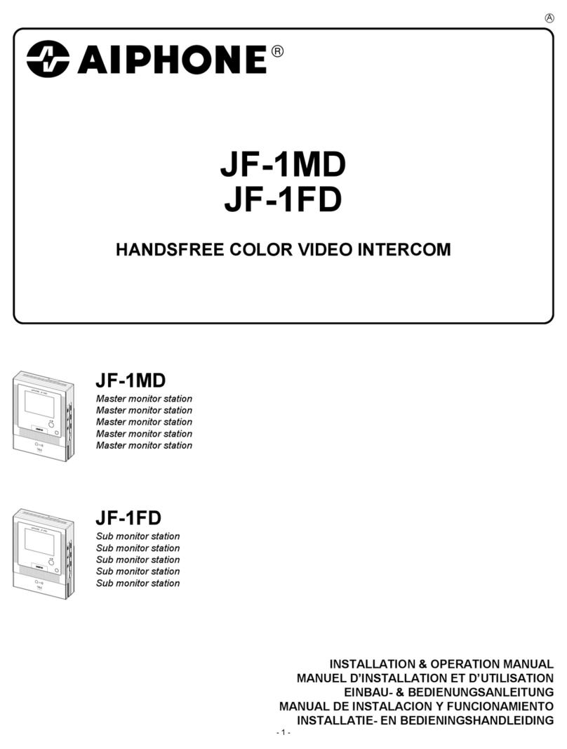 Aiphone JF-1MD User manual Aiphone JF-1MD User manual