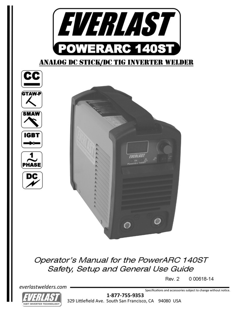 Everlast POWERARC 140ST Operator's manual